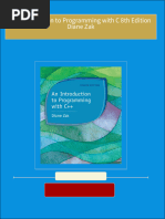 Download ebooks file An Introduction to Programming with C 8th Edition Diane Zak all chapters