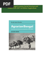 Instant ebooks textbook Agrarian Bengal Economy Social Structure and Politics 1919 1947 1st Edition Sugata Bose download all chapters