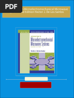 Introduction to Microelectromechanical Microwave Systems 2nd Edition Hector J. De Los Santos 2024 Scribd Download