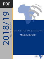 Center for the Study of the economies of Africa annual report 2018_2019