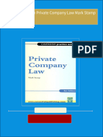 Buy ebook Practice Notes on Private Company Law Mark Stamp cheap price