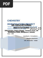 Chemistry Project PJ Pranjal