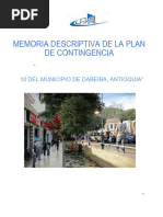 MEMORIA DESCRIPTIVA DEL PLAN DE CONTINGENCIA