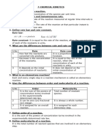 Chemical kinetics Whole EM