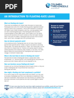 Floating Rate Asset Class