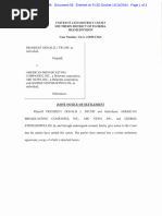 12-16-2024 - Trump v ABC News Notice of Settlement