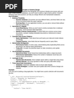 - Document-Oriented Principles of Schema Design