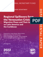 Regional Spillovers from The Venezuela Crisis