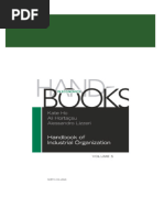 Handbook of Industrial Organization Volume 5 - eBook PDF 2024 Scribd Download