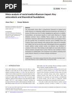 Psychology and Marketing - 2023 - Han - Meta‐analysis of social media influencer impact  Key antecedents and theoretical (1)