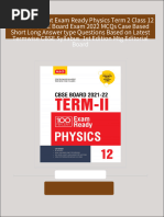 Download ebooks file MTG 100 Percent Exam Ready Physics Term 2 Class 12 Book for CBSE Board Exam 2022 MCQs Case Based Short Long Answer type Questions Based on Latest Termwise CBSE Syllabus  1st Edition Mtg Editorial Board all chapters