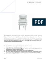 CWT-UWD-SD RS485 Ultrasonic Wind Speed and Direction Sensor Manual