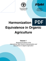 Harmonization and Equivalence in Organic Agriculture