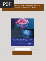 Get Communication Law Practical Applications in the Digital Age 3rd Edition Dom Caristi PDF ebook with Full Chapters Now