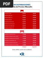 DR Distribuiciones - Precios de Massalin y BAT - 12-11