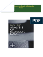 Download ebooks file Analysis of Economic Data 2nd Edition Gary Koop all chapters