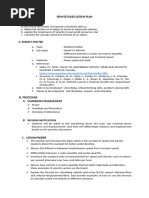 Semi Detailed Lesson Plan in Speed and Velocity