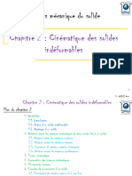 Chapitre 2 Cinématique Des Solides Indéformables