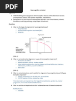 Neurocognitive Worksheet