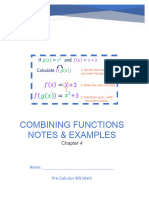 Ch 4 - Combining Functions Notes and Examples