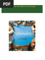 Download Personality 10th Edition Jerry M. Burger ebook All Chapters PDF