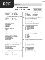 Biology _ Practice Sheet 01