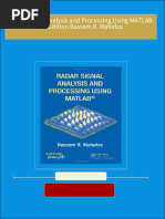 Radar Signal Analysis and Processing Using MATLAB 1st Edition Bassem R. Mahafza all chapter instant download