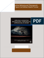 Applying Cognitive Behavioural Therapeutic Approaches in Sport 1st Edition Martin Turner 2024 scribd download