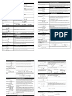 Phys 117 - Formula Sheet V1.2