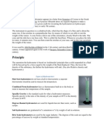 Hydrometer & Manometer