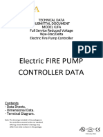 KENORA FIRE PUMP END SUCTION - CONTROLLER DATA