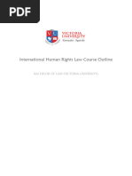 victoria university human rights law Course outline and reading list