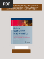 [Ebooks PDF] download Guide to Discrete Mathematics: An Accessible Introduction to the History, Theory, Logic and Applications 2nd Edition Gerard O'Regan full chapters