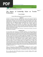   The Impact of Leadership Styles on Teacher  Performance (www.kiu.ac.ug)