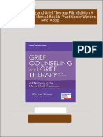 Grief Counseling and Grief Therapy Fifth Edition A Handbook for the Mental Health Practitioner Worden Phd  Abpp download pdf