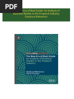 The New Era of Real Estate: An Analysis of Business Models in the Proptech Industry Gianluca Mattarocci download pdf