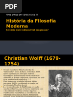 História Da Filosofía Moderna III