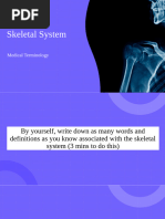 Skeletal System Presentation