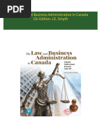 [Ebooks PDF] download The Law and Business Administration in Canada 15c Edition J.E. Smyth full chapters