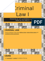 CRIMINAL LAW