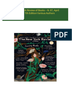 The New York Review of Books – N. 07, April 21 2022 7th Edition Various Authors 2024 scribd download