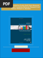 Get Handbook of Marketing Scales Multi Item Measures for Marketing and Consumer Behavior Research 3rd Edition William O. Bearden PDF ebook with Full Chapters Now