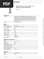 Schneider Electric Easy-UPS-3S E3SUPS15K3IB