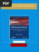 Mechanical Vibration and Shock Analysis Volume 2 Mechanical Shock 3rd Edition Christian Lalanne download pdf