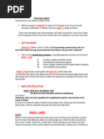 Civil Procedure Notes & Cases