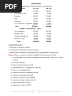 FA I WORKSHEET cash flow(1)