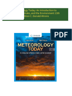 Immediate download Meteorology Today: An Introduction to Weather, Climate, and the Environment 13th Edition C. Donald Ahrens ebooks 2024