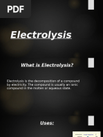 Electrolysis