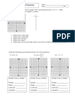 Graphing Exp