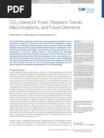 CO2 Derived E-Fuels. Research Trends, Misconceptions, and Future Directions